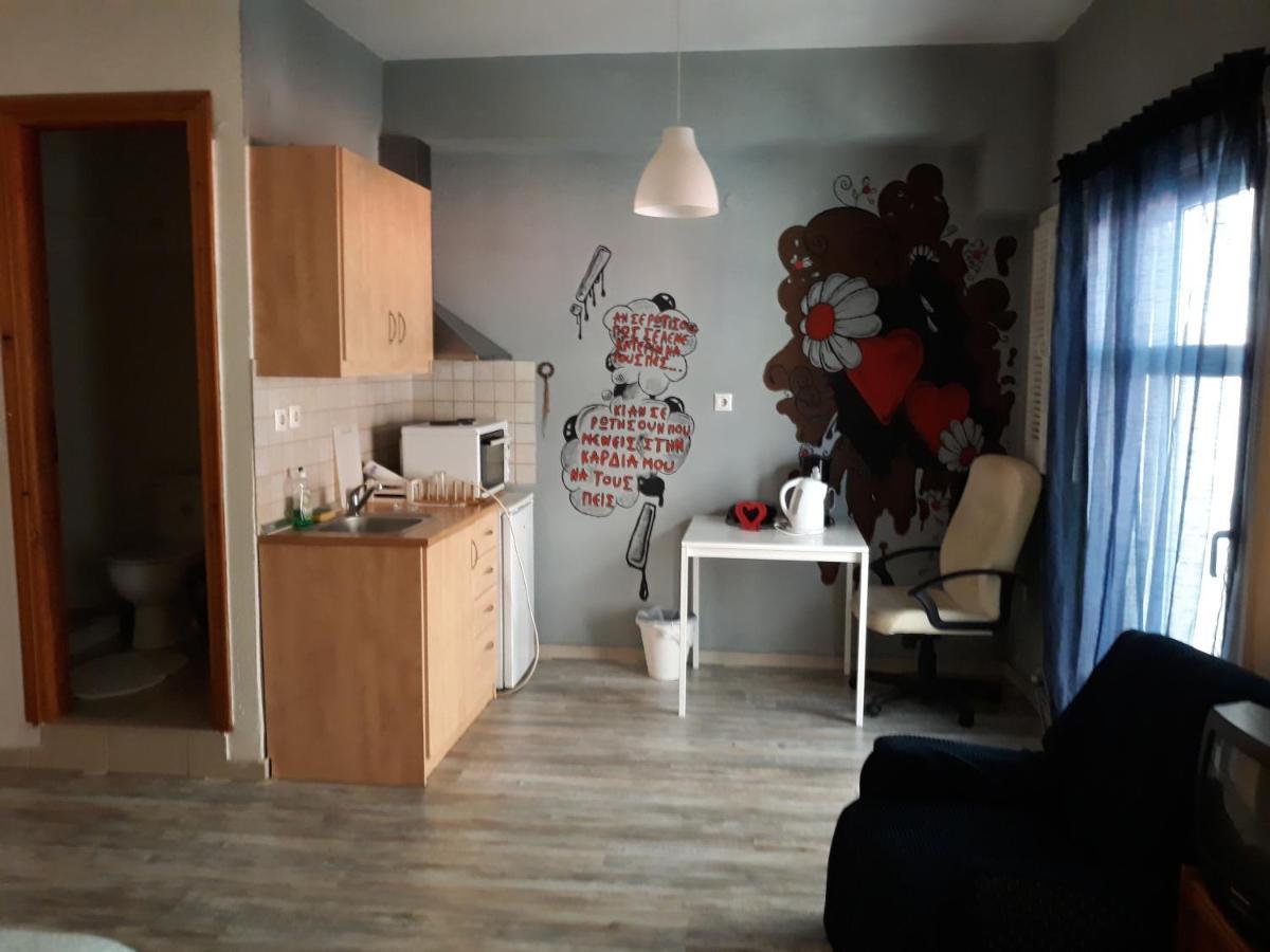 The Studio With The Bohemian Ambiance Thessalonique Extérieur photo